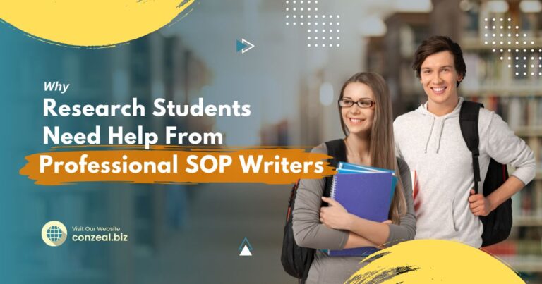Why Research Students Need Help From Professional SOP Writers